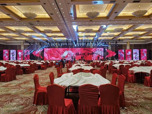 Good price 500x500mm Cob P1.2 P1.5 P1.9 P2.6 P2.9 Indoor Right Angle LED Display Screen 90 Degree Corner LED Video Wall online