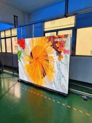 1R1G1B Color Configuration LED Poster Display with Aluminum Cabinet and 320x160mm Module Size