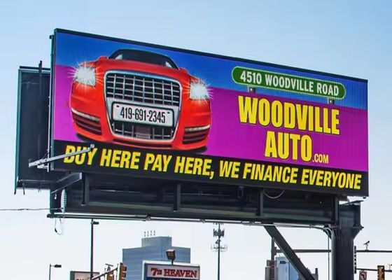 Real Pixel P5 P10 1R1G1B Digital Message BillBoards Ideal Advertising Professional Displays