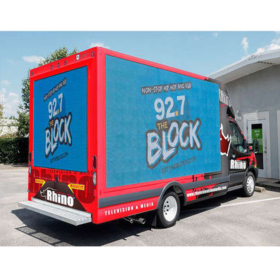 Good price High Refresh Frequency Mobile Truck LED Display with 5000-8000 Nits Brightness and Truck-mounted Installation online
