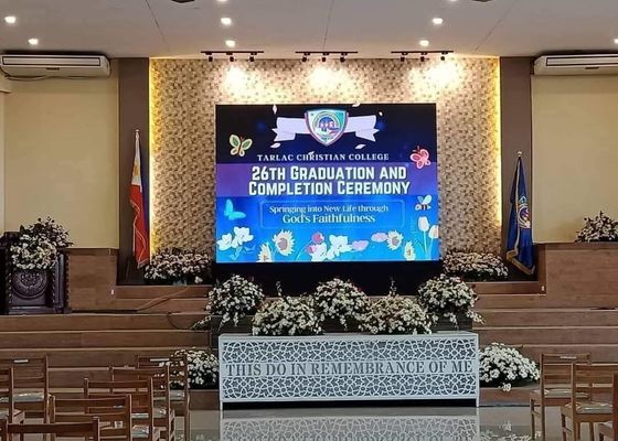 192*192mm Module Size SMD LED Screen with SMD3528 Led Standard and Aluminum Material