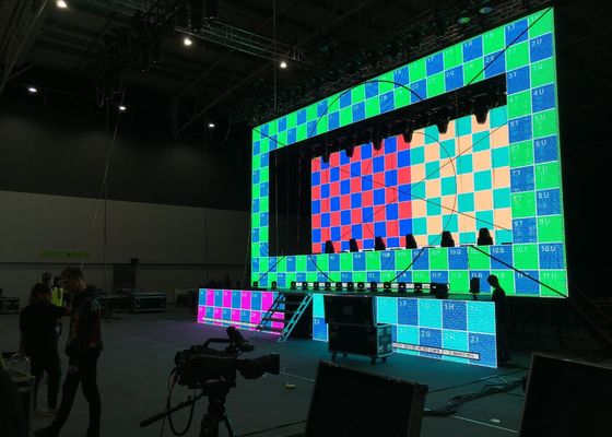 Good price Outdoor Full Color LED Rental Screen Best Viewing Distance 4m - 200m online