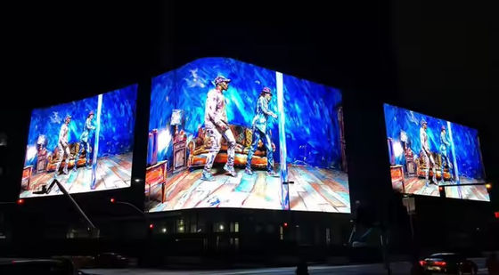 Good price Fixed P6 Outdoor Full Color LED Display Iron Cabinet 3 Years Warranty online