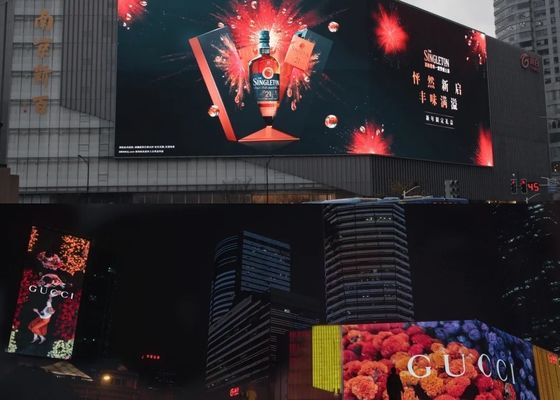 Good price Iron Cabinet Outdoor Waterproof Full Color LED Display Pre-Maintenance P8 Lightweight IP65 online