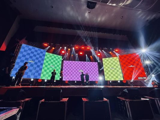 Epistar P4.81 Outdoor Full Color LED Rental Screen 16.7 Million Display Colors