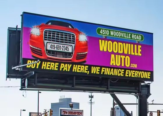 P8 LED Billboard , High Definition Outdoor Full Color LED Energy Saving Billboards