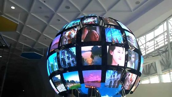 Video/Text/Image Display Sphere LED Screen with Front Service Maintenance Method Module Size 320*160mm