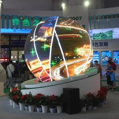 Front Service and 320*160mm Module Size Sphere LED Screen for Shopping Mall/Events Maintenance Method