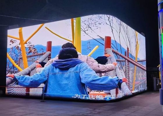 Good price P4 High-Definition Full-Color Large-Scale Electronic Advertising Display Screen Indoor Soft Film Group online