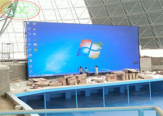 Good price Die-Cast Aluminum P12 Outdoor Full Color LED Display Advertising Multi-Signal CE / RoHS Compliant online