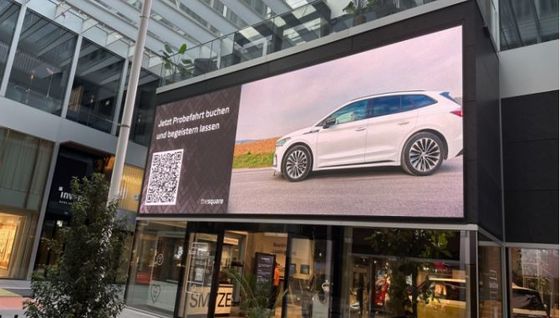 Aluminum Cabinet Material Fixed Led Display with 192*192mm Module Size and Backside Service Maintenance Method