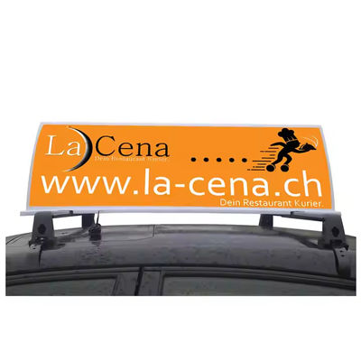 Outdoor Car LED Sign Display with 384*128dot Screen Resolution and Text Display Function