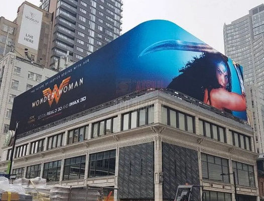Lightweight and Outdoor Full Color LED Display P10 for Advertising and Events with Simple Structure and High Brightness