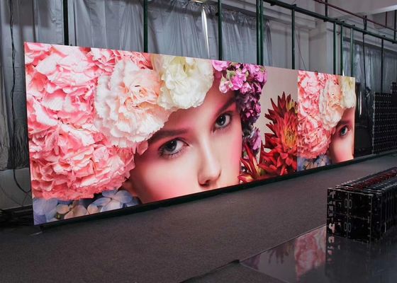 438Watt/m2 Avg Consumption Rental LED Display 2mm Pixel Pitch Die-casting Aluminum Led Cabinet for Product Showcases