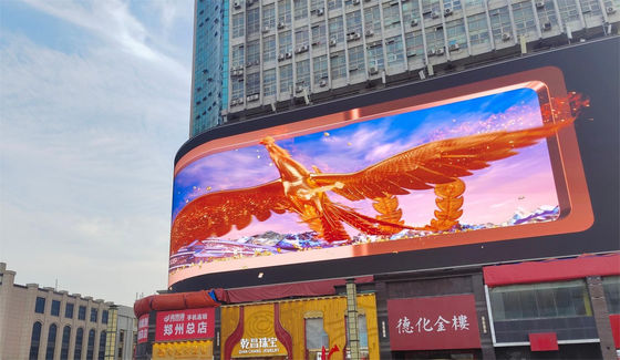 SMD2121 Encapsulation Outdoor Full Color LED Display with 5500 Brightness and 320x160mm Module Size