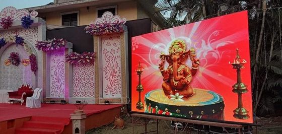 Customized Screen Dimension Rental LED Display Featuring Die-casting Aluminum Cabinet Material and SMD2121 Led Lamps