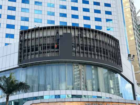 Customized Screen Size Outdoor Full-Colour LED Wall Ideal for Video Display Applications