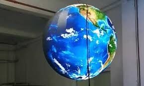 Waterproof IP43 Front Service Ball-Shaped LED Display for Easy Front Access Maintenance Method