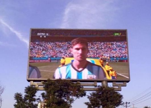 Good price Advertising Rental Screens Full Color Basketball Court Signs P8 Stadium LED Displays online
