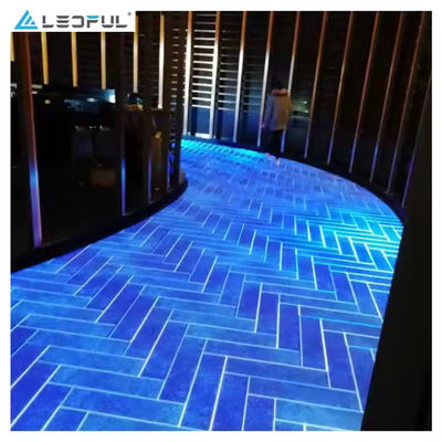 Good price Epistar P4.81 SMD Full Color LED Floor Tile Screen 3 Years Warranty Waterproof online