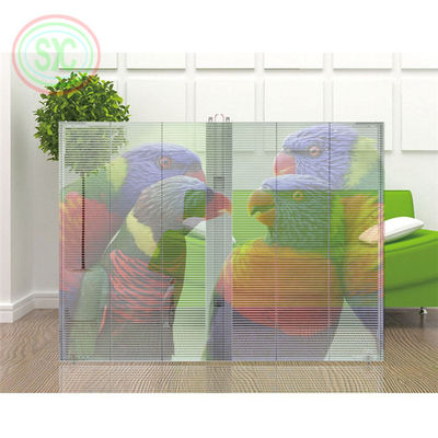 Waterproof Transparent LED Screen Item Led Transparent Screen Module Weight 0.2KG/PC Waterproof IP43