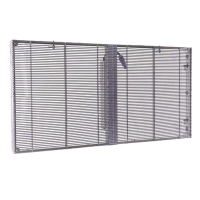 Aluminum Cabinet Material Transparent LED Screen Waterproof IP43 for Outdoor Advertising Needs