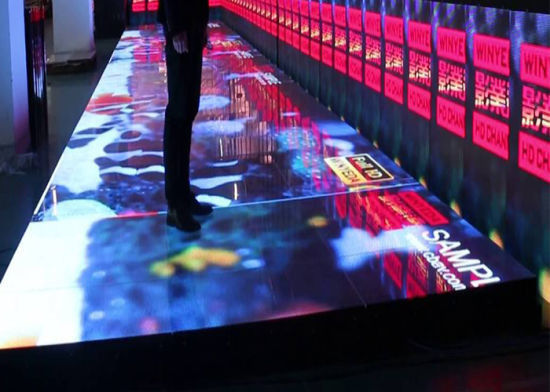 DMX512 Control System Disco Ball Dance Floor 20W Power Consumption for Your Next Party