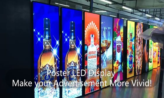 Aluminum Panel Advertisement LED Display with 1R1G1B Color Configuration