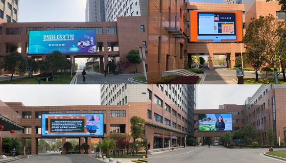 Weather-Resistant Exterior Multicolor LED Display with Switch Power Loading 5V/40A and Module Size 250*250mm