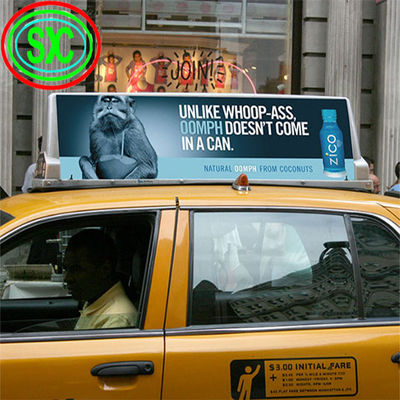 Asynchronous Control Drive Mode for 5mm Pitch Size Vehicle LED Signage Effective Advertising Solution