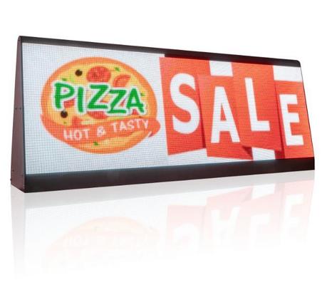 1R1G1B Configurations Outdoor Car LED Sign Display with Asynchronous Control Drive Mode and Outdoor Outdoor