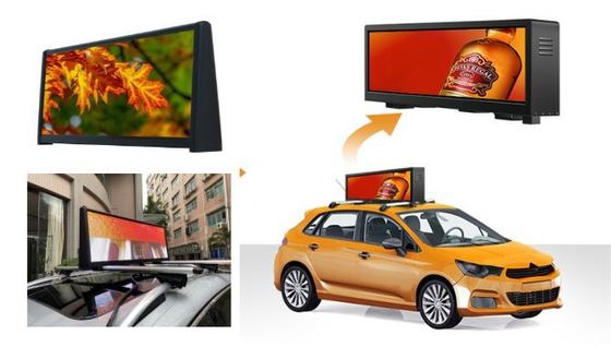 CE/ROHS/FCC/ISO2001 Standard Vehicle LED Screen with DC 5V Voltage