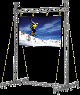 Die-casting Aluminum Cabinet Material Rental LED Display with 500*500mm Cabinet Dimension and 3000 1 Contrast Ratio