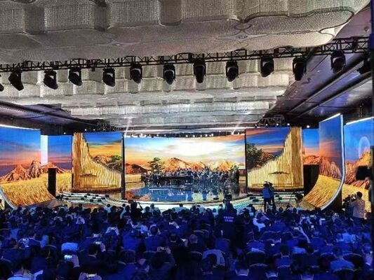 Full Color 500*1000 mm P3.91 Indoor  LED Screen For Events Stage with 500x500mm cabinet and 3840hz refresh  rate