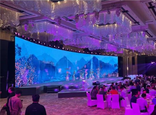 Good price P4 indoor die casting aluminum cabinet rental full color led display  with 3840hz refresh rate online