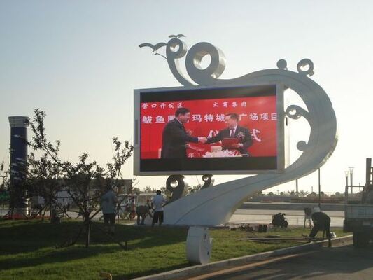 P6 Outdoor Full Color LED Display with  3840hz refresh rate and 6000 brightness