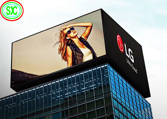Good price Pole Screen Led Advertising Board Big Digital Signage Outdoor P8 Billboard online