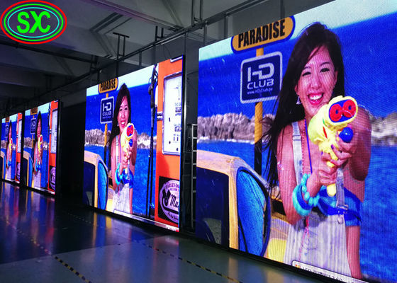 Good price Full Colour Stage Background LED Screen 4.81mm Video Wall HD Large Screen full color indoor led display online
