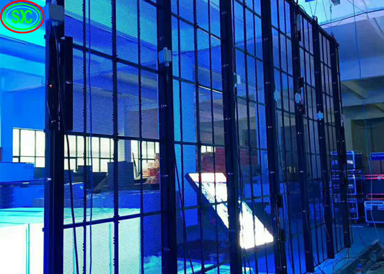 Good price 1R1G1B Indoor Transparent LED Screen Glass High Transparency Display For Showcase online