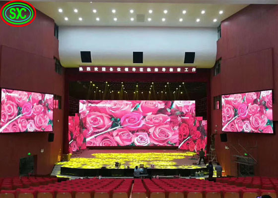 Indoor LED Stage Backdrop P4.81 500*500mm Church Hotel Conference led screen stage backdrop
