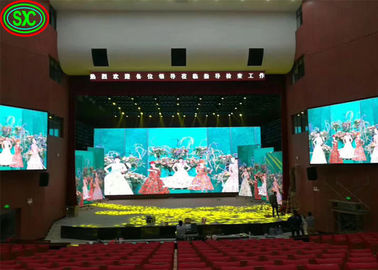 Full Color P10mm Led Display Stage Background Led Screen IP67steel and iron cabinet