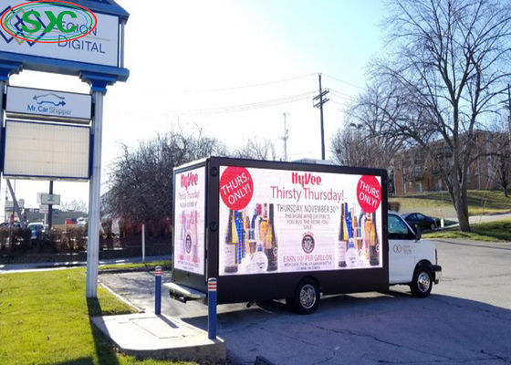 Good price Open-Air Cinema Outdoor Waterproof P10 Truck Large Outdoor Movie Advertising Screen online
