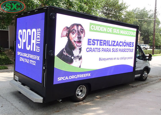 Good price Full Color Rgb Trailer Mounted Led Screen , P6 P8 P10 Mobile Led Billboard SMD online