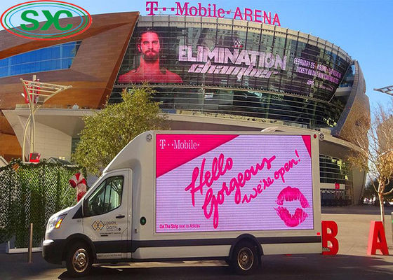 Good price High Brightness Mobile Truck LED Display Outdoor 10mm Pitch Advertising Screen online