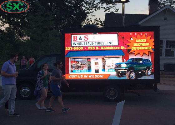 Good price Full Color Led Mobile Digital Advertising Sign Trailer Outdoor P6 P8 P10 1/4 Scan online