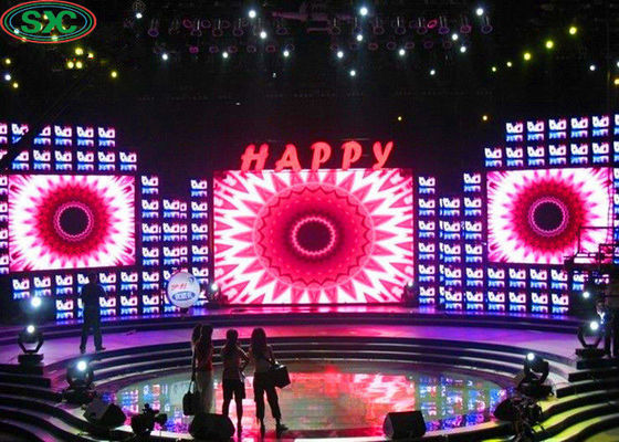 Good price Rental Screen Indoor Full Color LED Display 3.91mm Pitch Curved For Advertising online