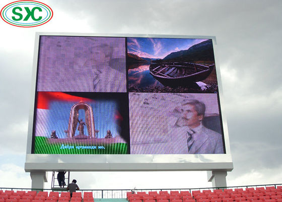 Good price P8 Led Stadium Advertising Boards , Sports Perimeter Led Display 6000cd Brightness online