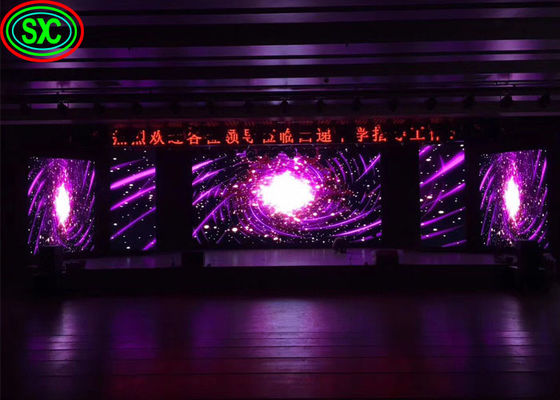 Good price high definition indoor p3.91 stage background led  big screen with light cabinet online