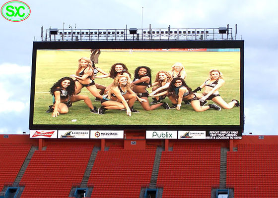 Good price P10 Football Stadium LED Display Billboards Advertising WIFI Control online