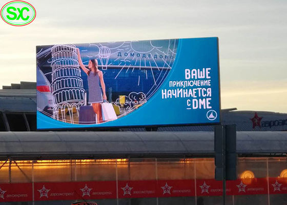 full color outdoor led sign Video Curtain Panel 10mm 1R1G1B For Advertisments